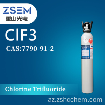 Xlor Trifluorid CAS: 7790-91-2 ClF3 Yüksək Saflıq 99.9% 3N Yarımkeçirici Kimyəvi qaz